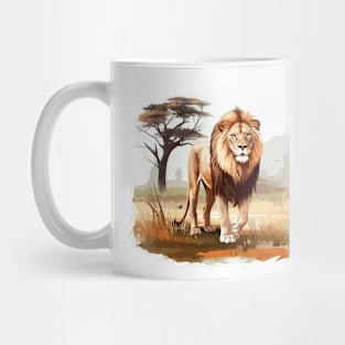 Wild African Lion Mug